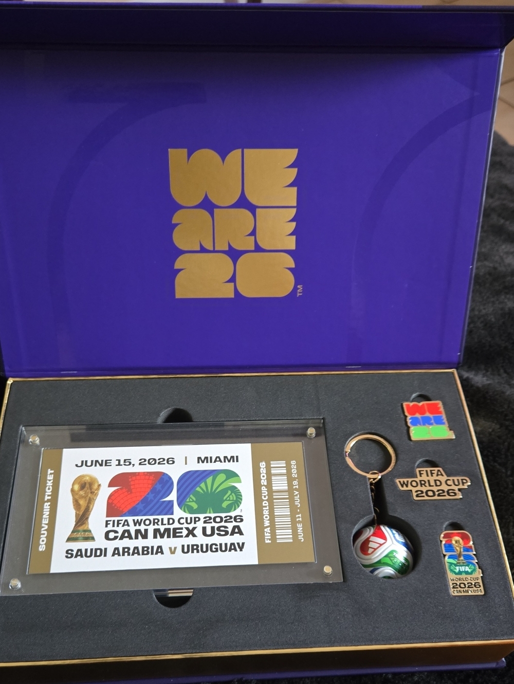 FIFA World Cup 2026 Collectible Gift Set - Purple